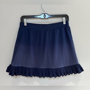 Tail Activewear 14.5” Pull-On Skort in Navy Blue Ombre, size M